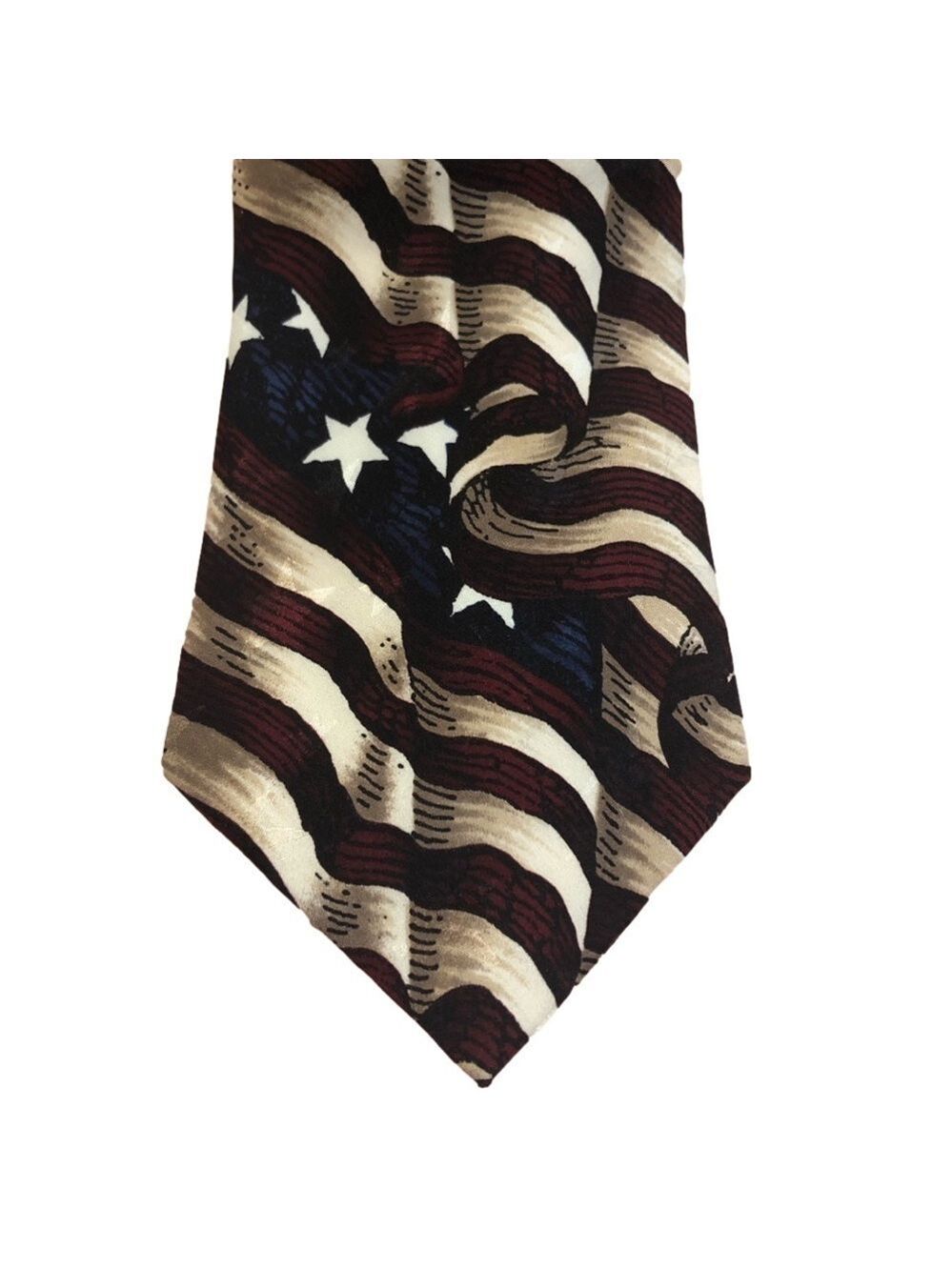 TANGO by Max Raab silk tie Americana Series The First Star Spangled Banner